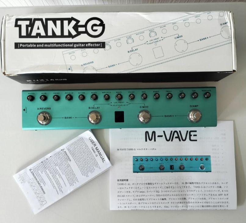 M-Vave TANK-G（充電式ギターマルチエフェクター）