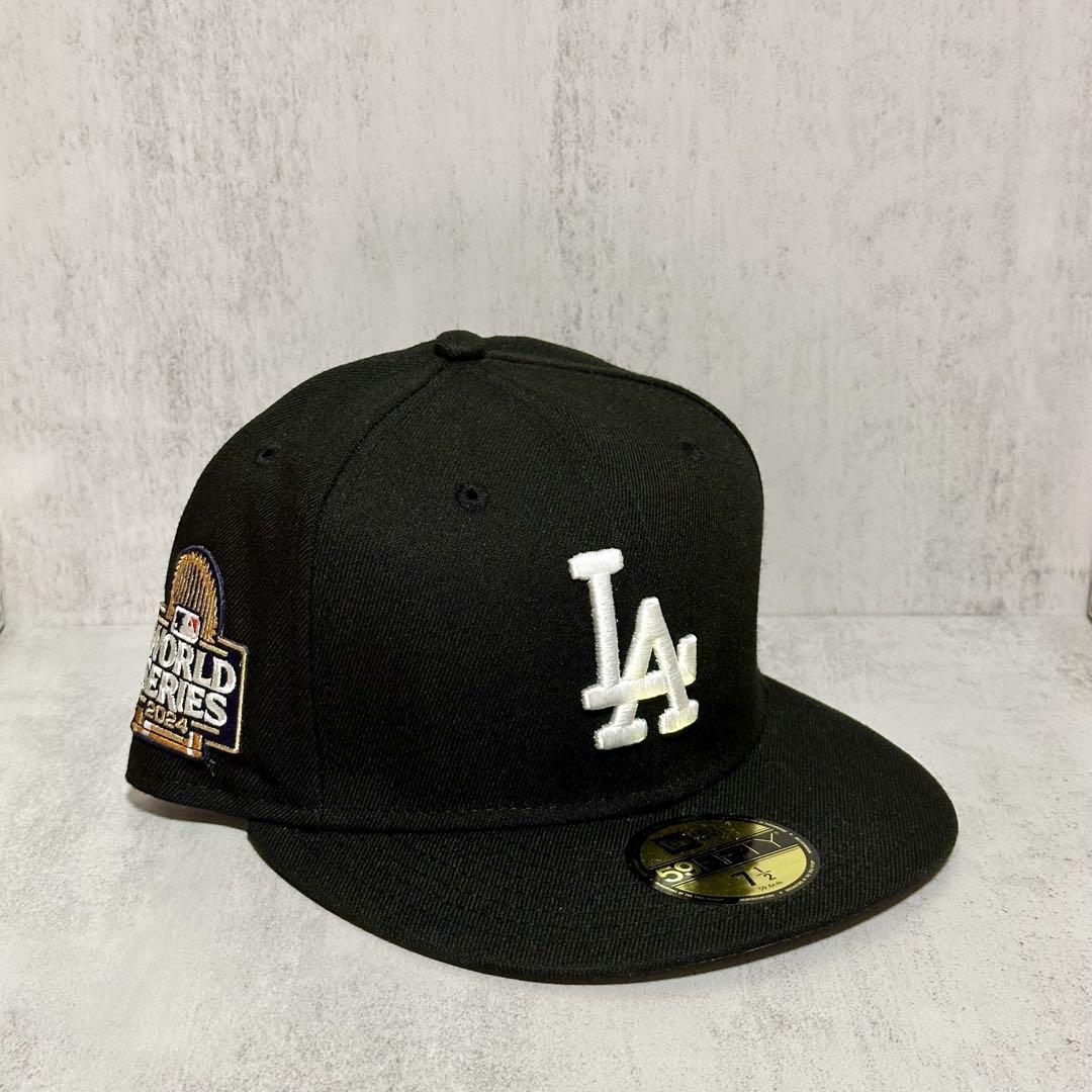 【海外限定】 ドジャース 59FIFTY ワールドシリーズ ブラック 71/2