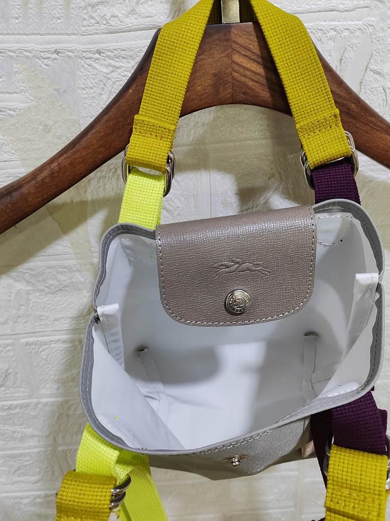 新品ロンシャン プリアージュリプレイ トートバッグ M グレー