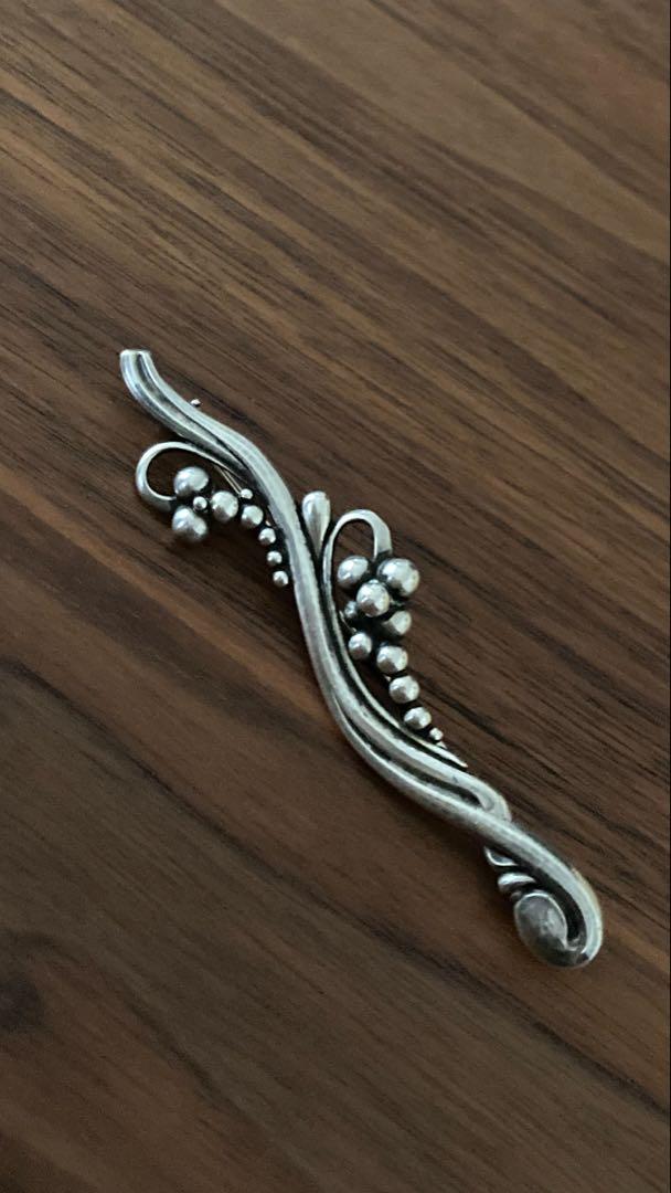 【新作からSALEアイテム等お得な商品満載】 #275 Jensen 希少Georg ブローチ ヴィンテージ 北欧 シルバー アクセサリー