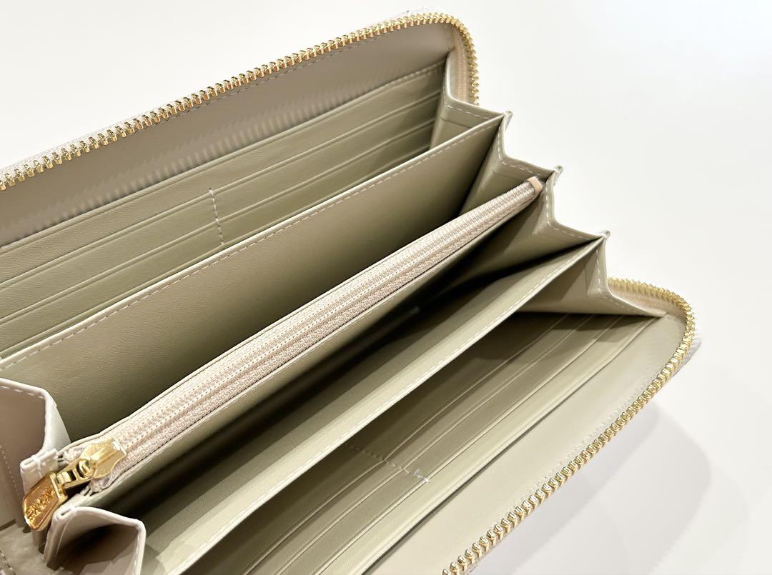 新品 浅草文庫 L字長財布 オリエント柄 ピンク 花柄
