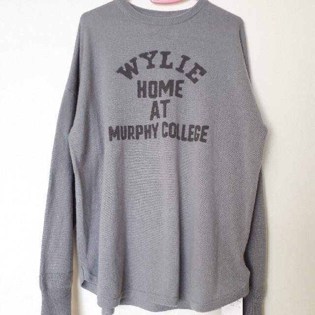 【GOOD GRIEF/グッドグリーフ】Cashmere Logo Knit