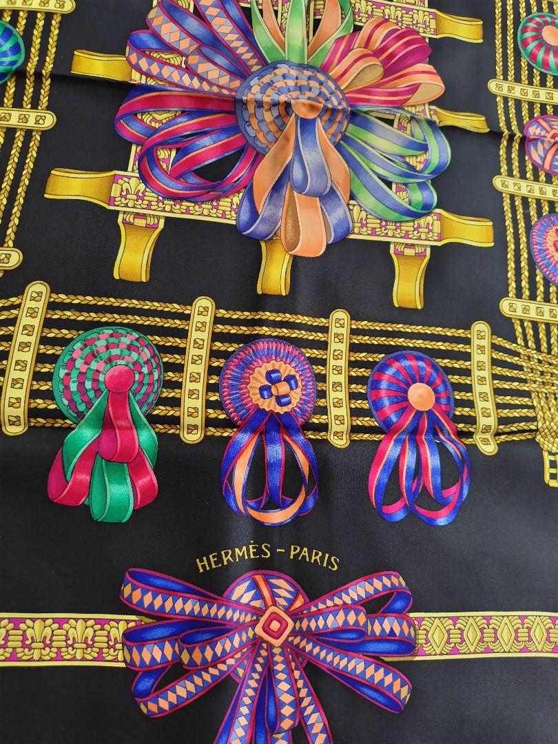 HERMES　エルメス　シルク100％　スカーフ