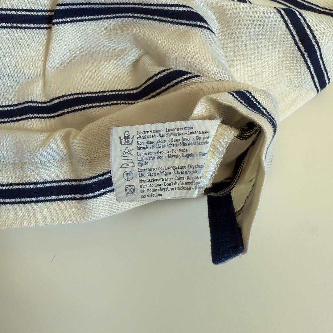 【VALENTINO】1990s Striped S/S Polo Shirt 【VALENTINO】1990s Striped S/S Polo Shirt