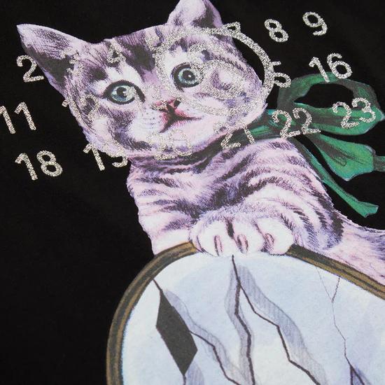 最新 大人もOK☆MM6 猫 カレンダータグ Tシャツ14Y トップス
