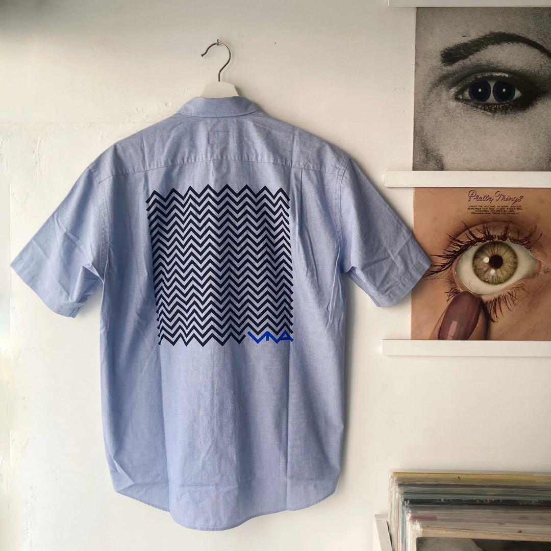 VIVA Strange Eye 半袖シャツ サイズXL サックスブルー