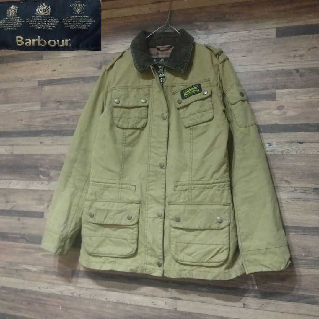 Barbour バブアー 01年製 インターナショナルジャケット 襟コーデュロイM・Barbour