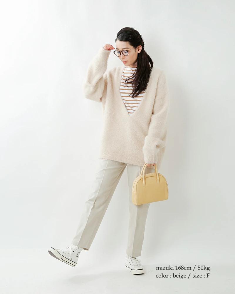 THE SHINZONE アルパカシャギーVネックニットプルオーバー