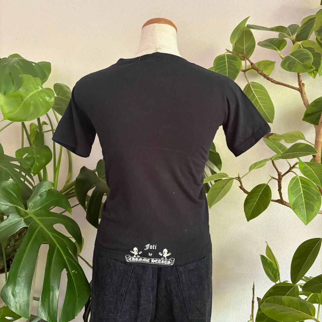 クロムハーツ スカルブラックちびTシャツ oo381 y2k クロムハーツ スカルブラックちびTシャツ oo381 y2k