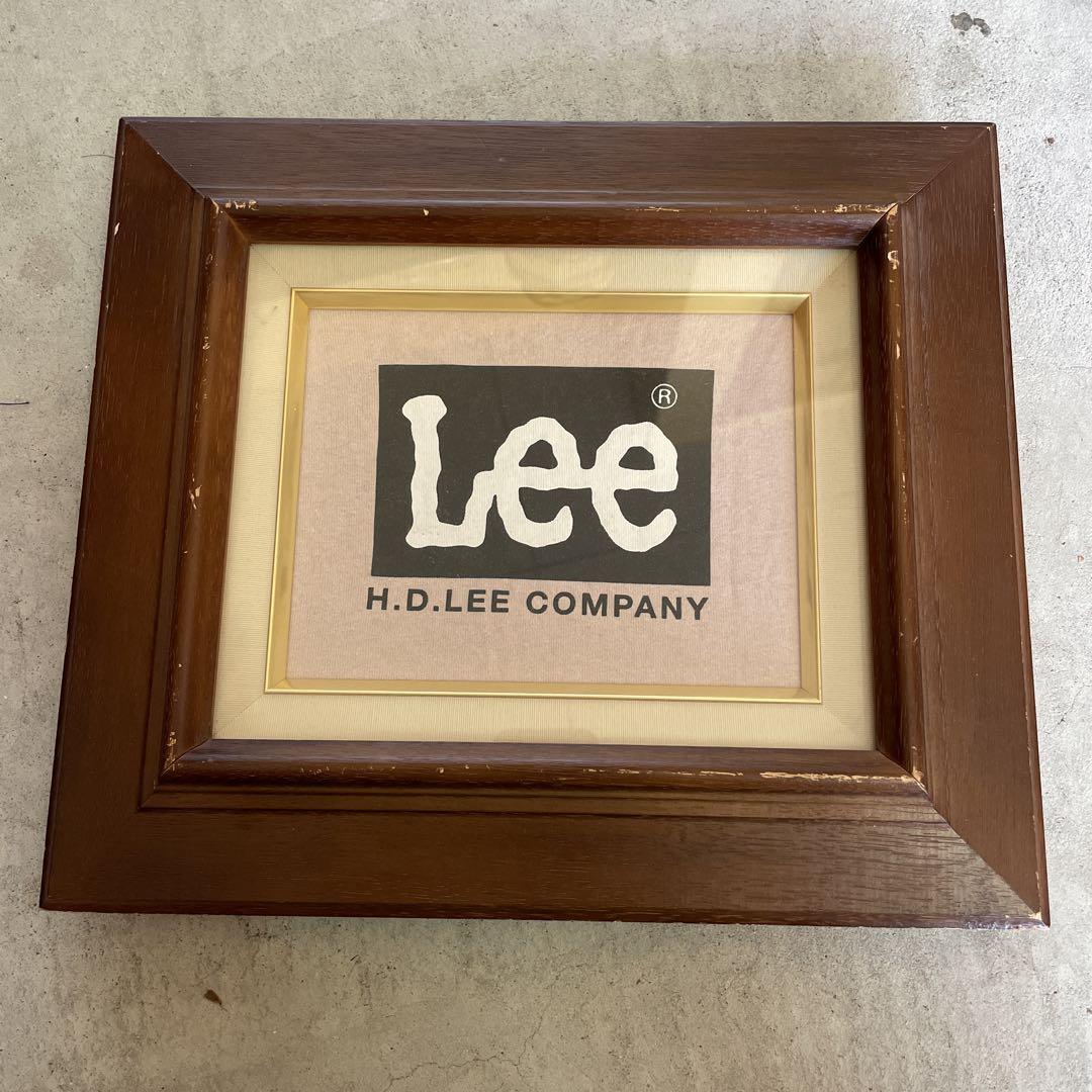 H.D. Lee 店舗什器 ヴィンテージ 額縁 額装 壁掛け インテリア E H.D. Lee 店舗什器 ヴィンテージ 額縁 額装 壁掛け インテリア E