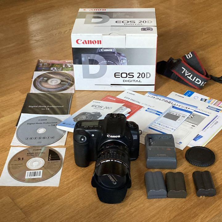 Canon EOS 20D おまけレンズ付EF28-105 USM バッテリー付