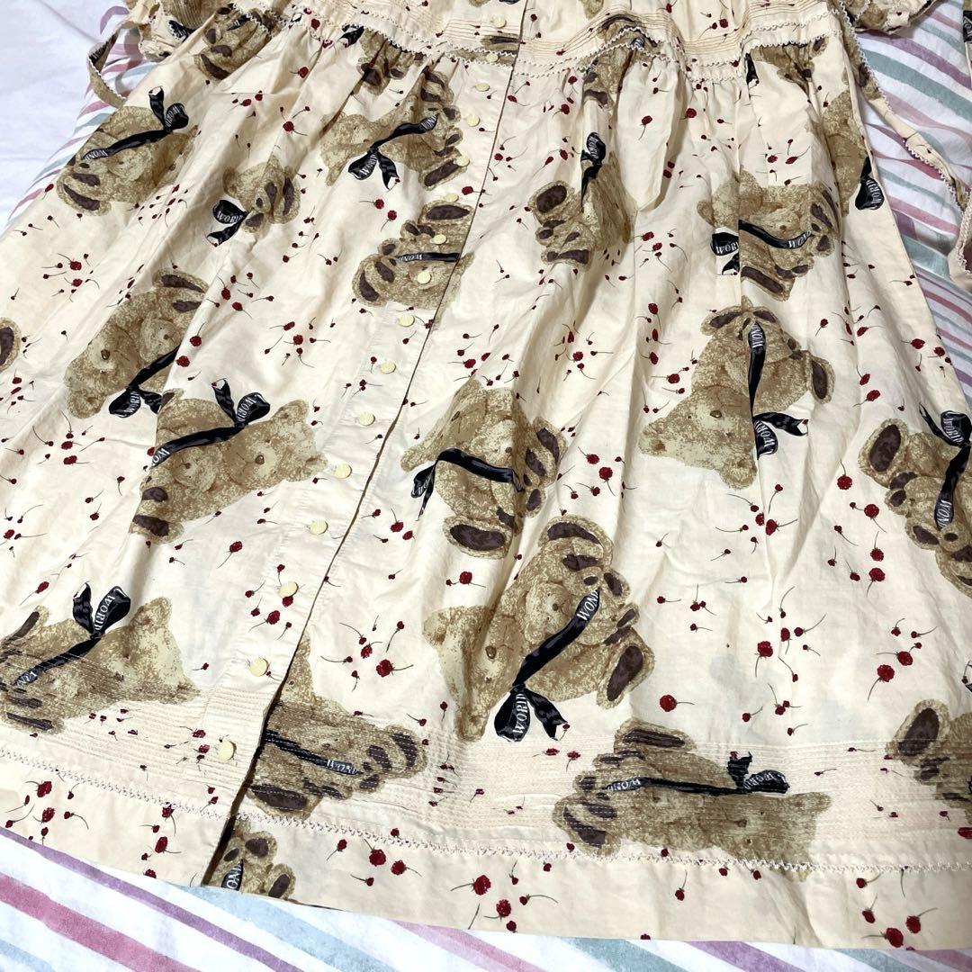 美品♡ワンダフルワールド　クマちゃんワンピースとダブリエ♡