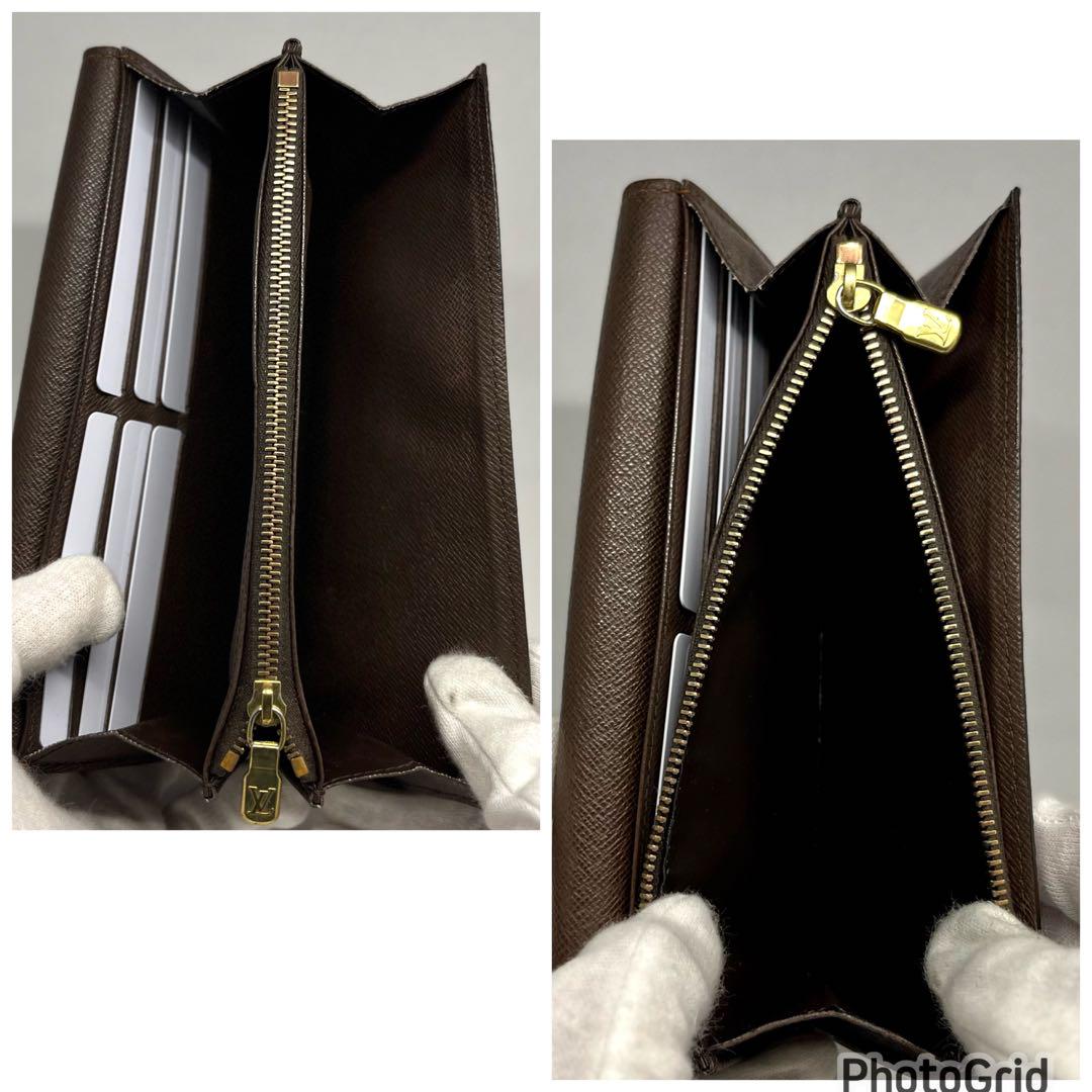 【新品同様S】ルイヴィトン　ダミエ　ポルトフォイル・サラ