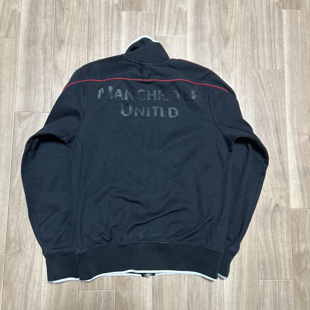 old NIKEナイキ　マンチェスターユナイテッド　黒 赤 トラックジャケット