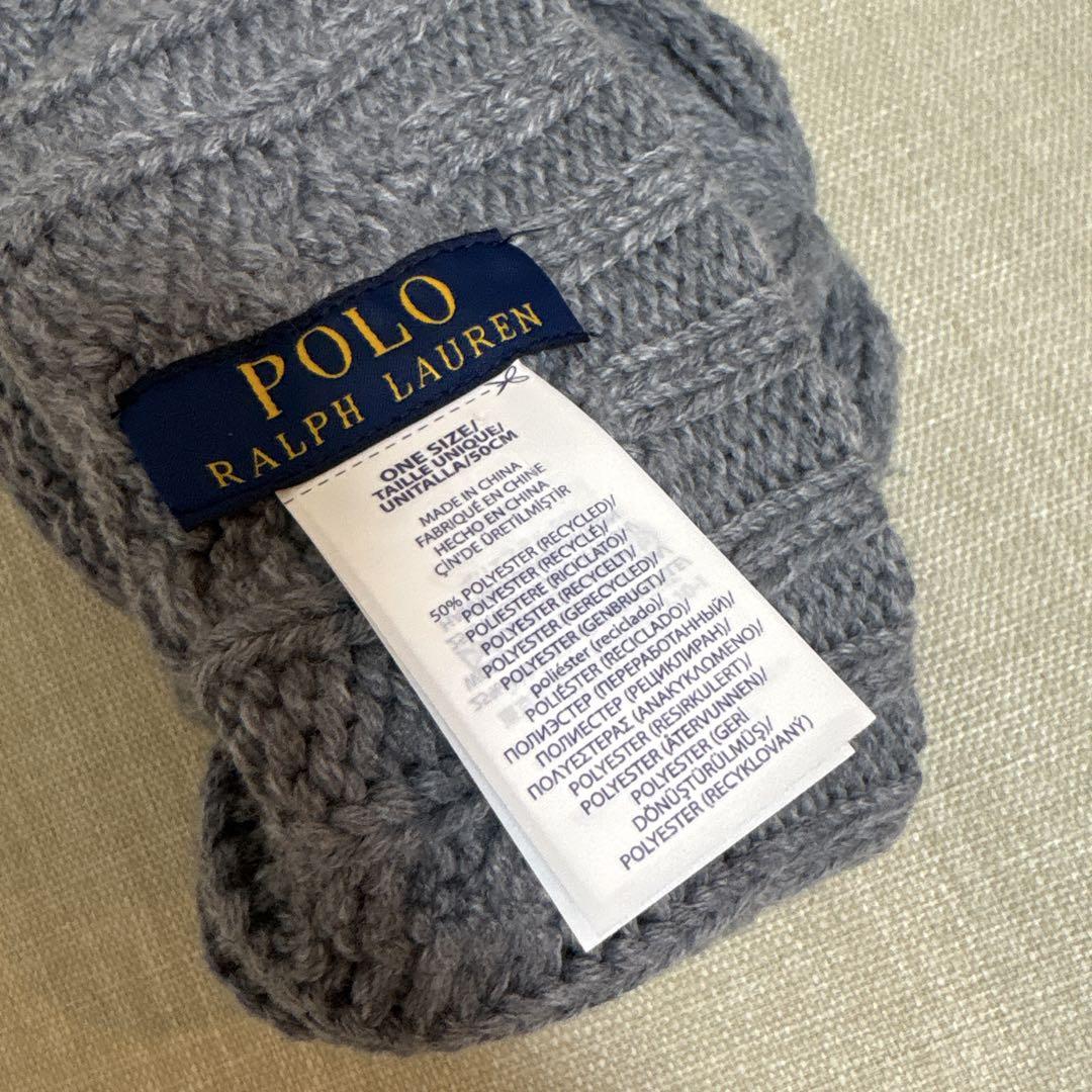 Polo Ralph Lauren ニット帽 グレー