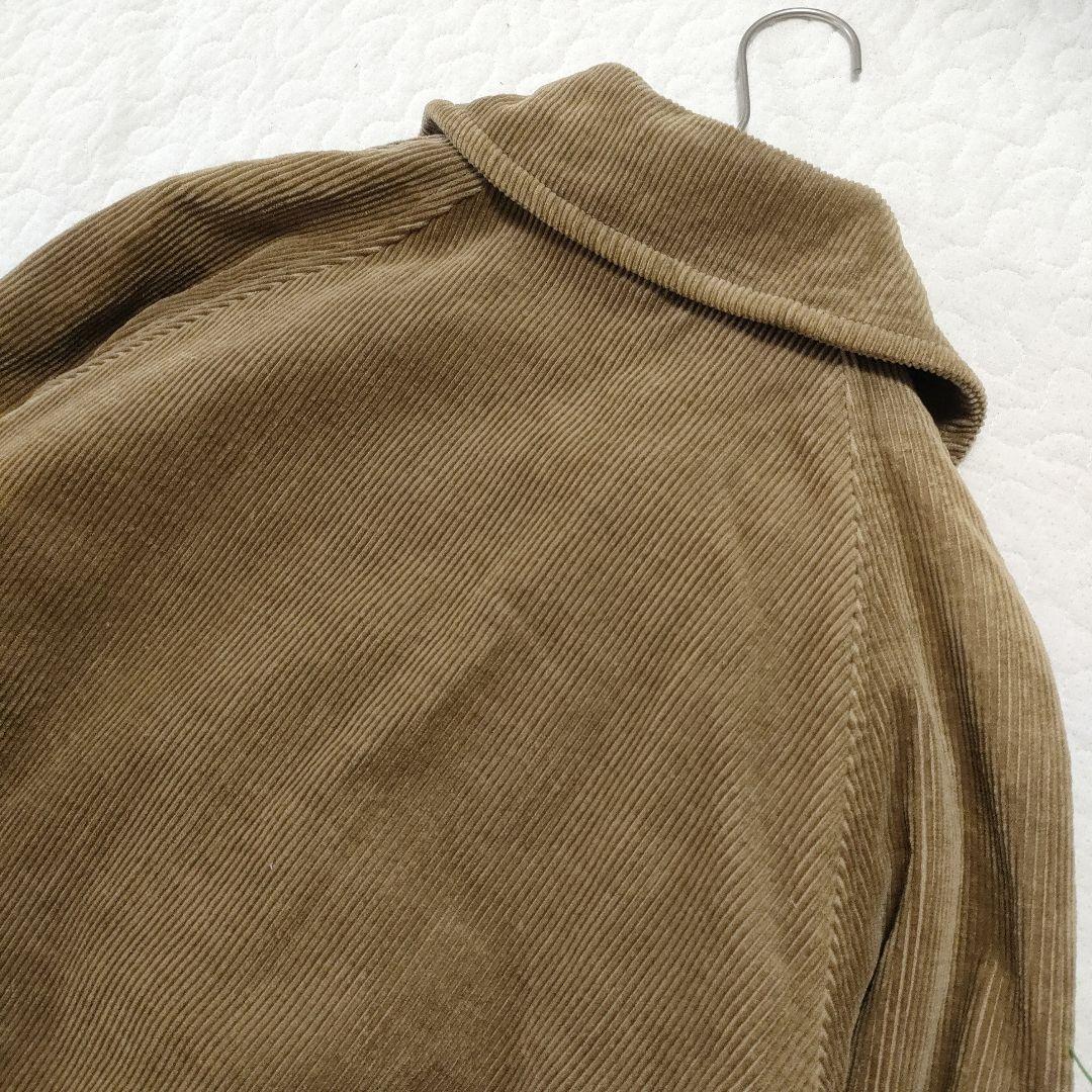 visvimコーデュロイベルテッドコートカーキブラウンサイズ1