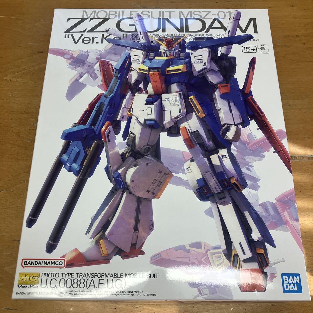 MG ZZガンダム　ver.ka ダブルゼータ　ZZ ガンダム　ガンプラ ゼータ