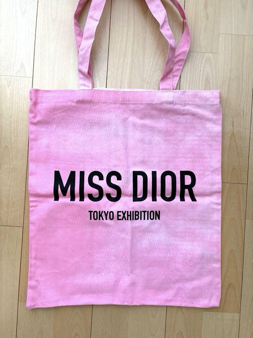 CHRISTIAN DIOR エコバッグ ピンク 限定デザイン MISS DIOR エコバッグ ピンク - メルカリ
