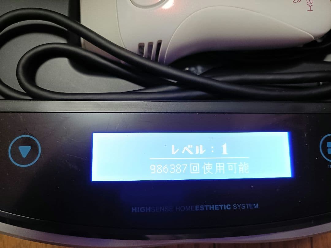 【約10万ショット残あり】ke-non ケノン フラッシュ式脱毛器本体　効果あり