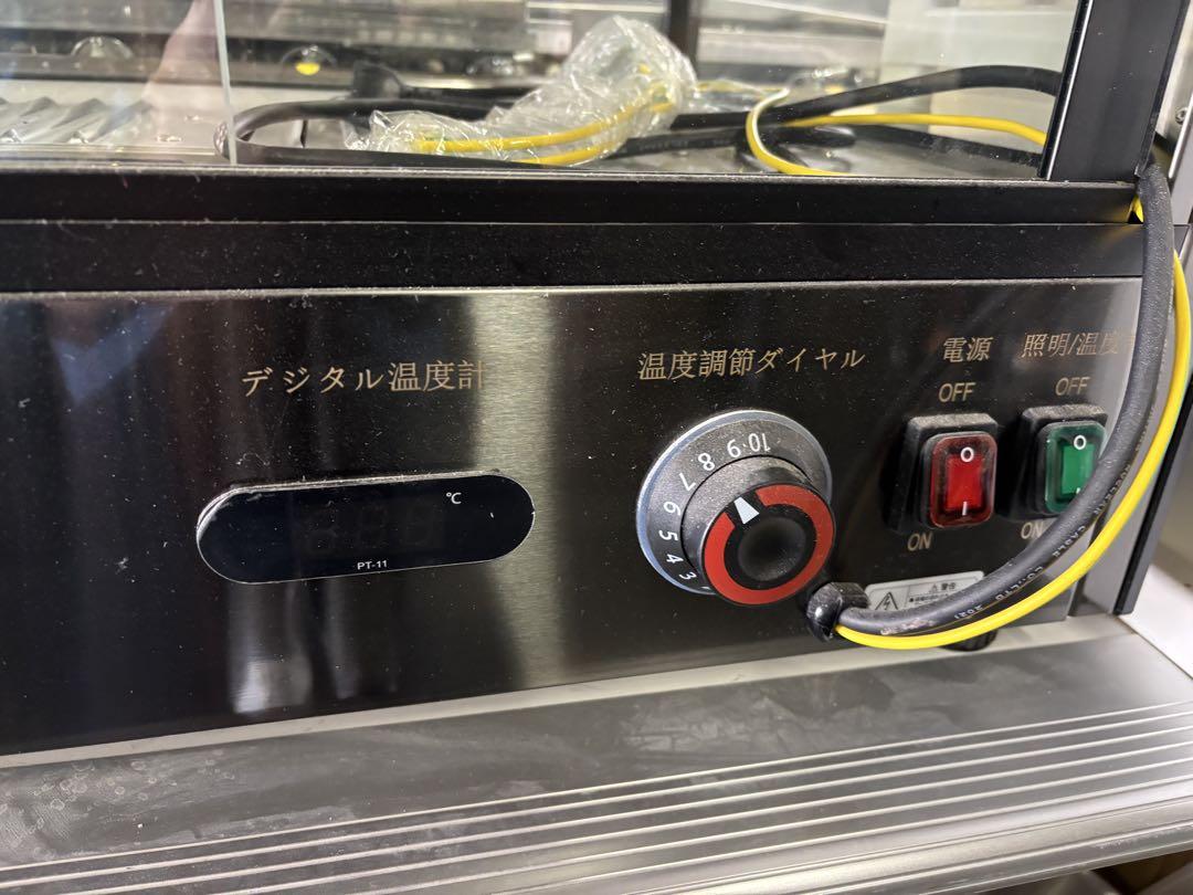 JCMの業務用卓上型ホットショーケース 型番