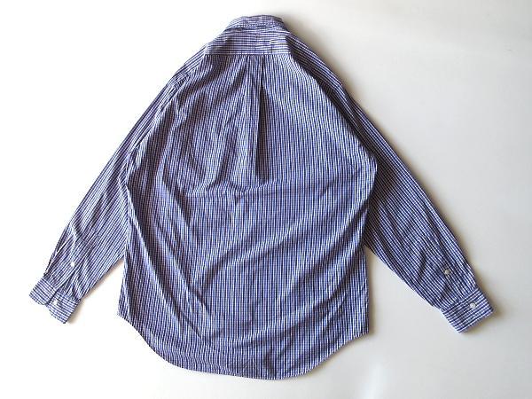 ボン　90sビンテージ ラルフローレン ロゴ刺繍 チェック BDシャツ 希少 90sビンテージ ラルフローレン BLAIRE ロゴ刺繍チェックBD