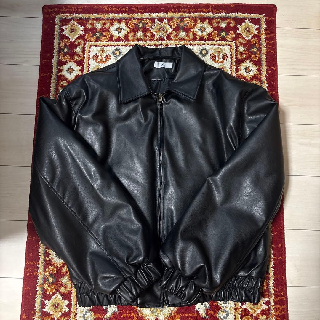 archive 00s y2k レザージャケット レザーダウンL