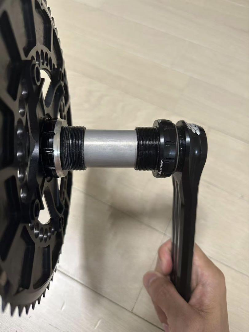 ROTOR 3D+クランクセット Q RING BSA30シングル 56T - メルカリ