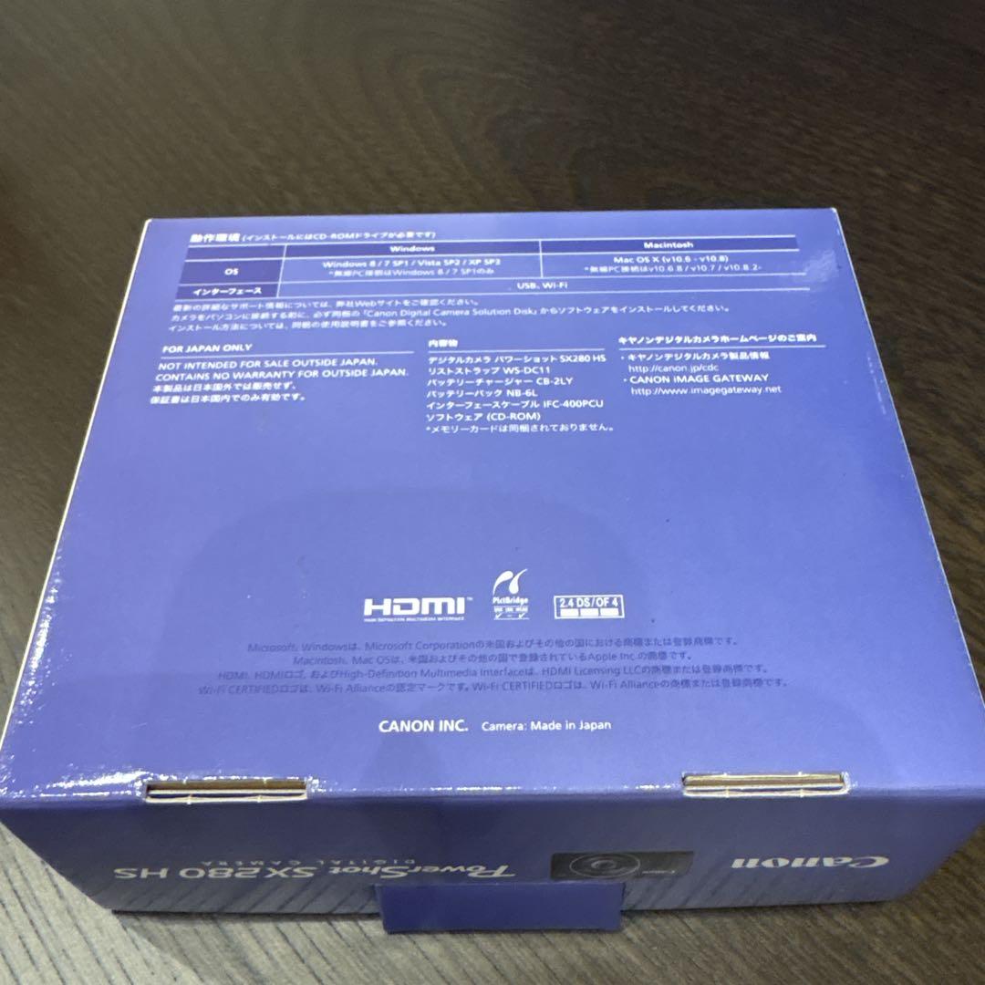 Canon PowerShot SX280 HS 本体　付属品、箱あり