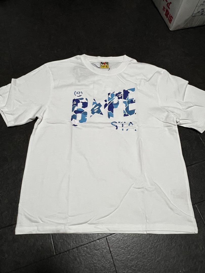 BAPE A BATHING APEスタルカモフラージュロゴ Tシャツ ホワイト