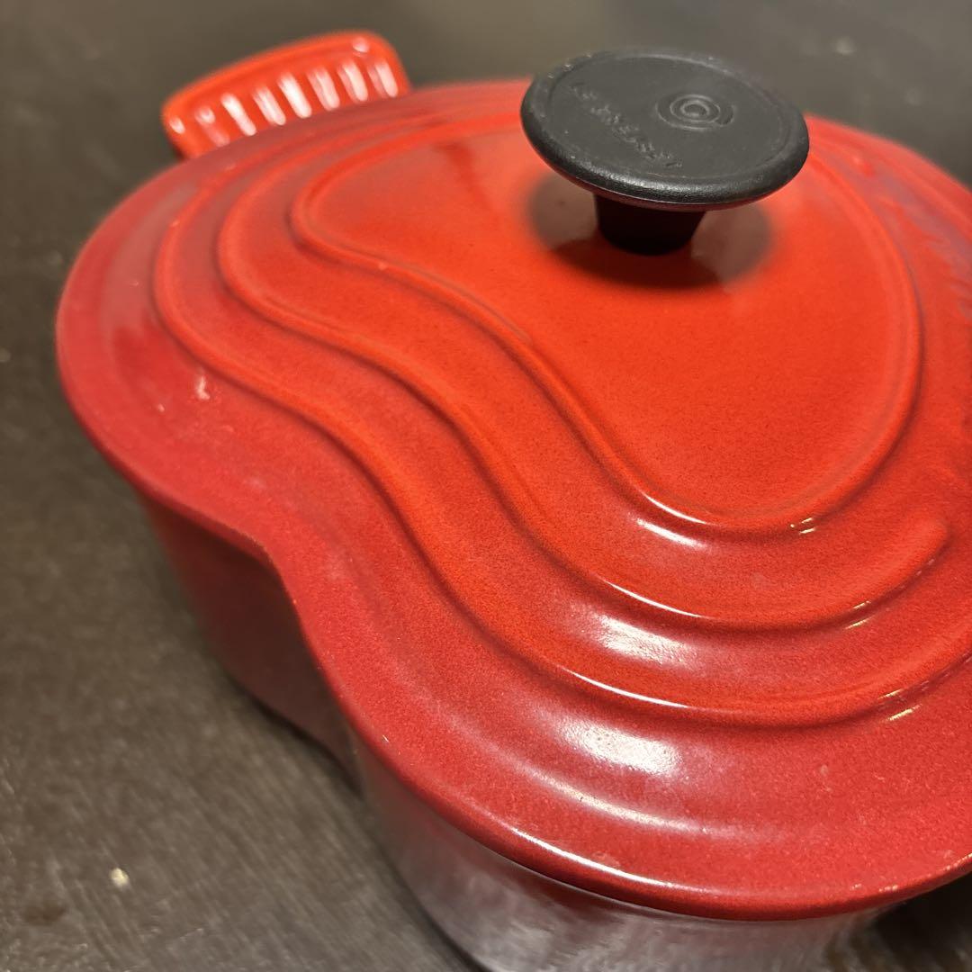 LE CREUSET ココット・ダムール/ハート型/両手鍋　ルクルーゼ