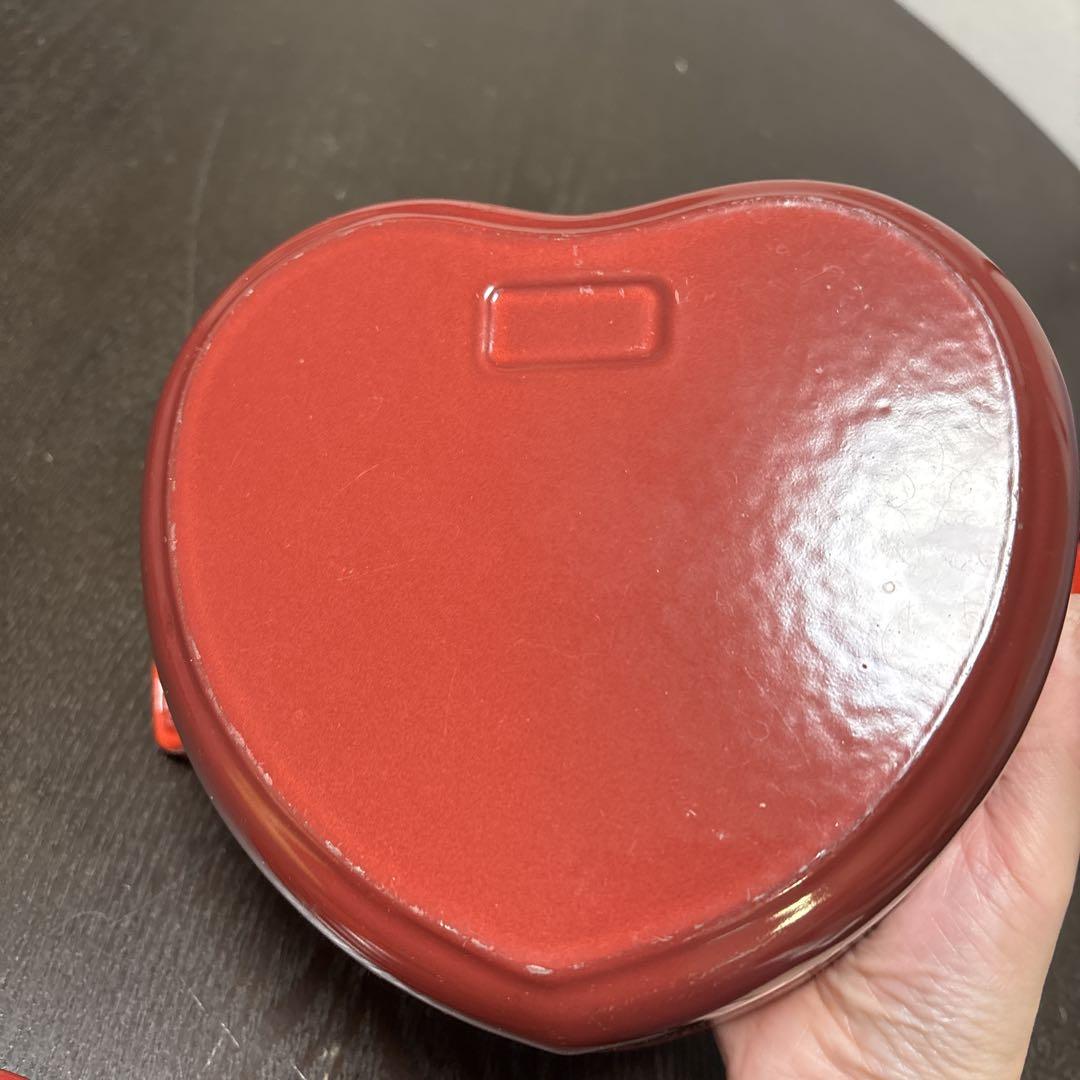 LE CREUSET ココット・ダムール/ハート型/両手鍋　ルクルーゼ