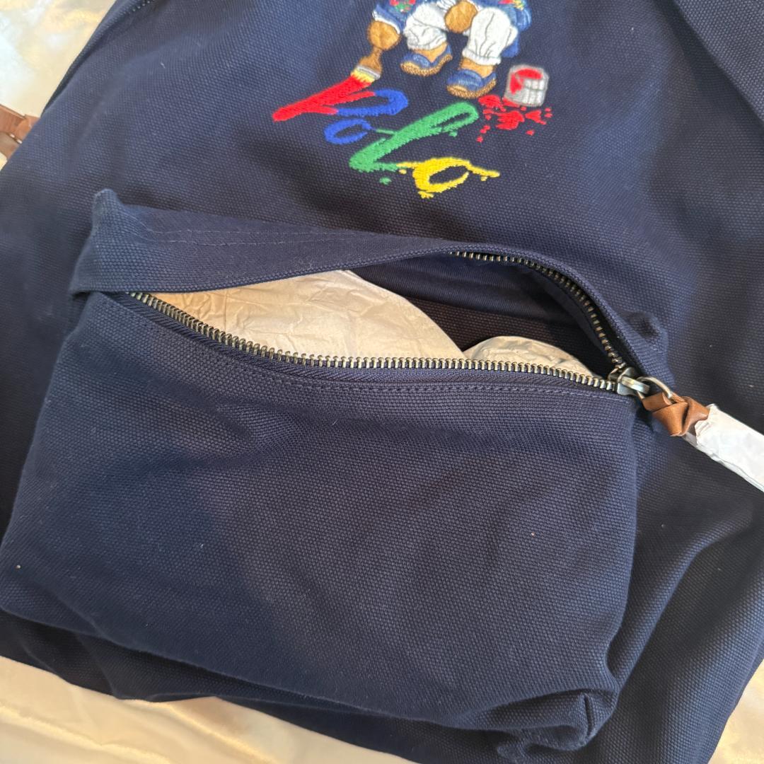【新品】Ralph Lauren ポロベア キャンバス バックパック リュック
