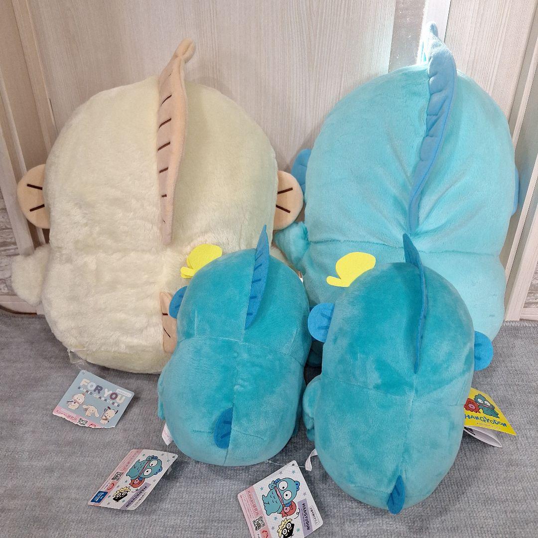 最安値【新品未使用】ハンギョドン BIGぬいぐるみ 計4点 サンリオ 即日発送◎