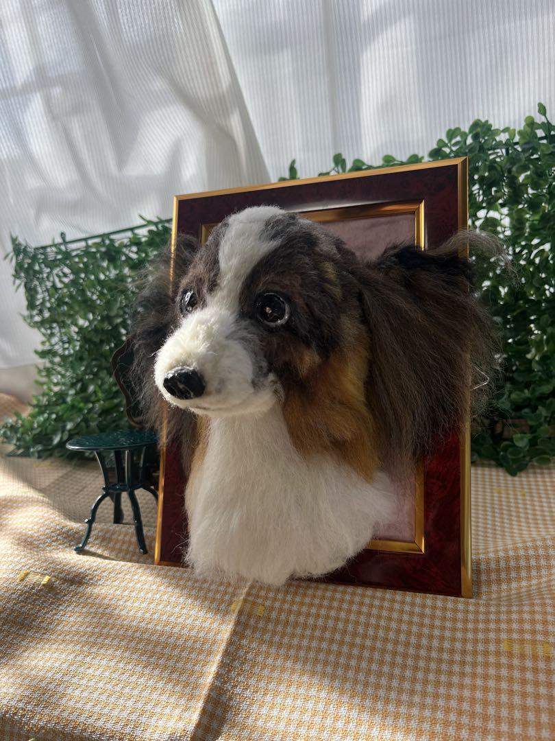 羊毛フェルト　犬