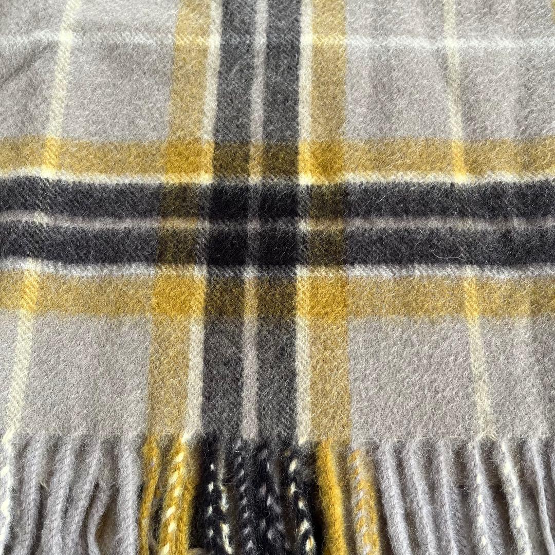 未使用 Noble ノーブル オリジナル カシミヤ チェック ストール