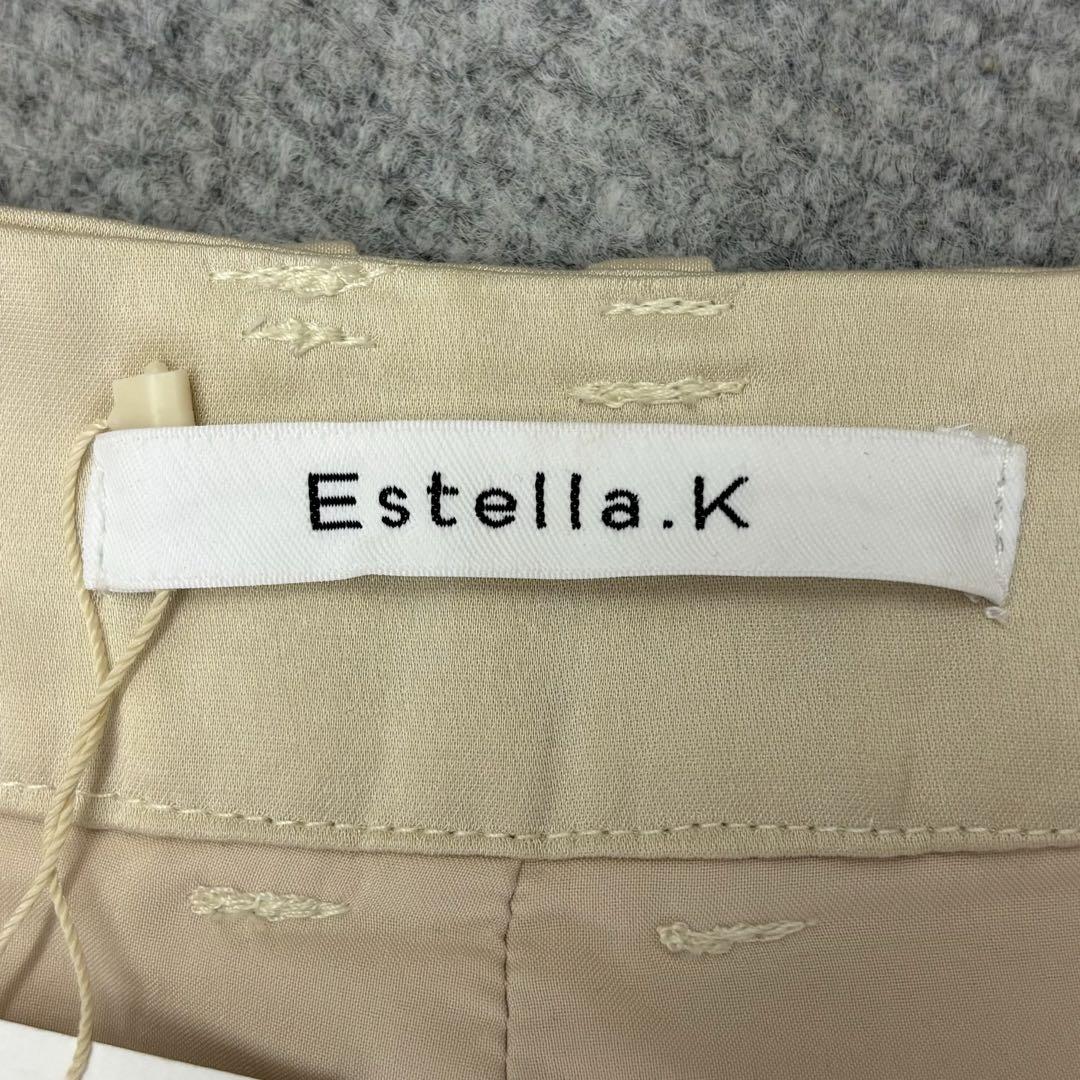 エステラケー Estella.K レディース サテンカーゴパンツ S エクリュ 画像14