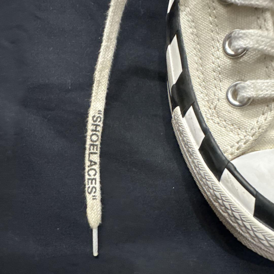 大人 可愛い 服  Off-WhiteCT70 × 激レア】Converse スニーカー メルカリ - 36.5 靴