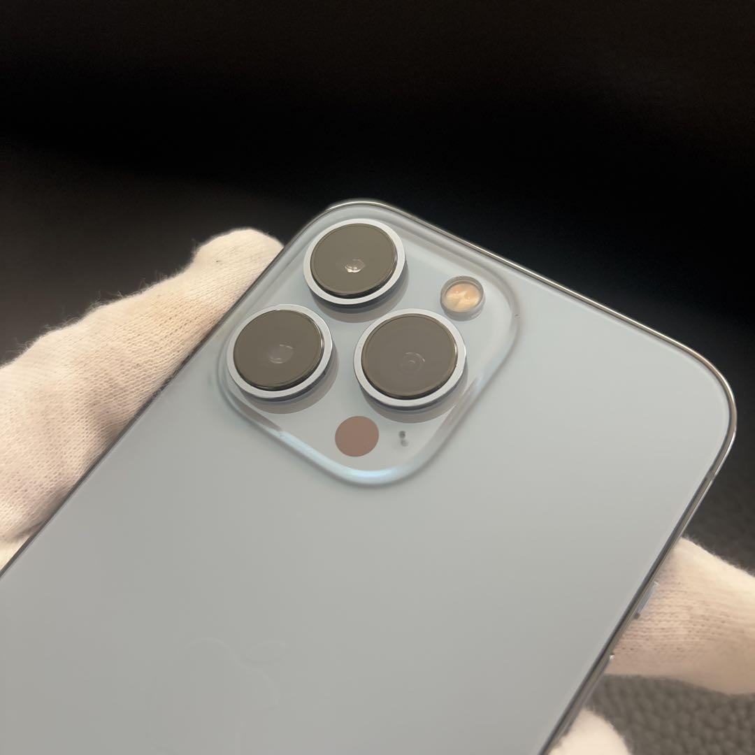 超美品‼️iPhone13pro 128GB シエラブルー