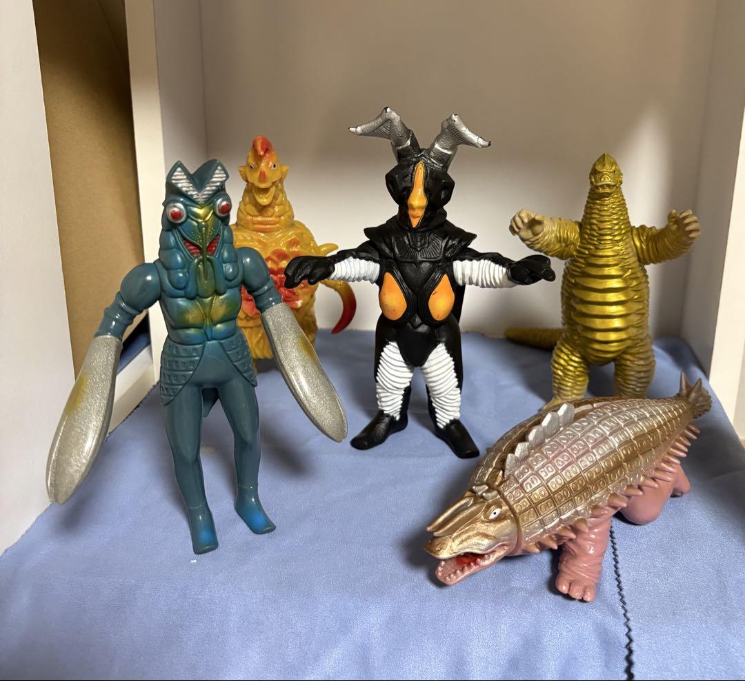②当時物 ウルトラ怪獣シリーズ バンダイ JAPAN 日本製 5体