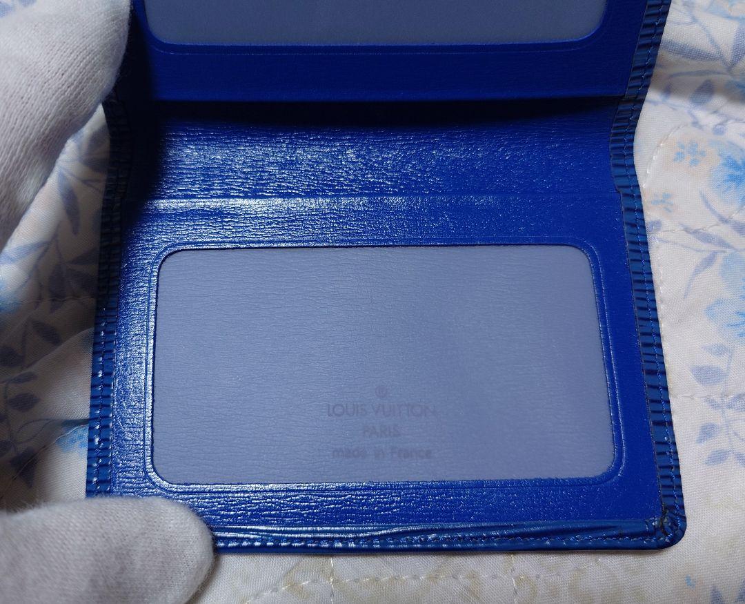 LOUIS VUITTON　エピ 青 カードケース