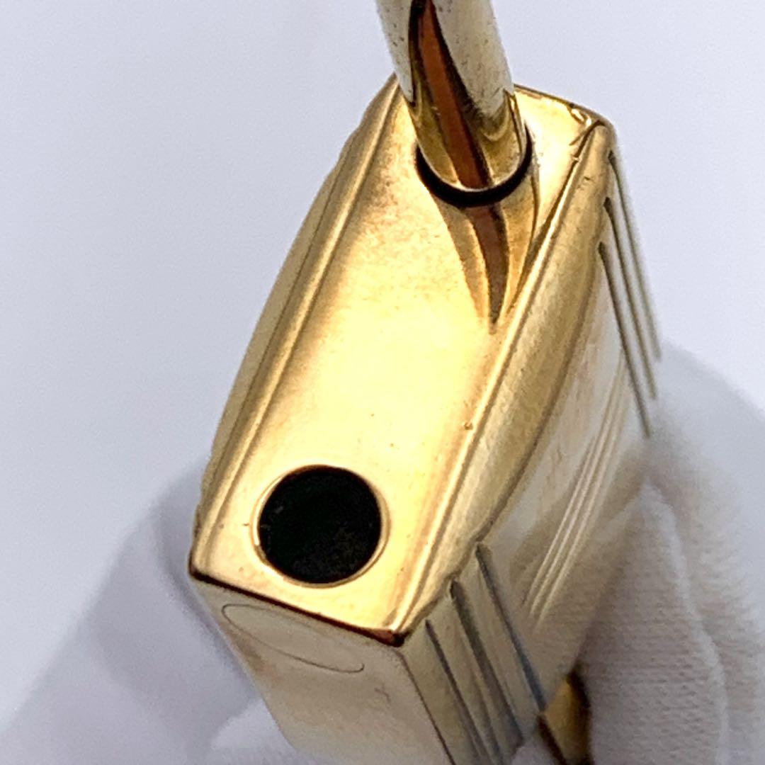 HERMES エルメス カデナ　24Kメッキ　No.114　114番　鍵付き