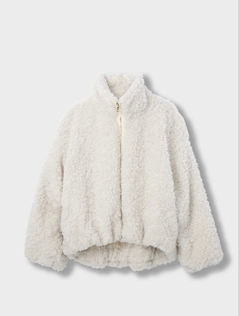 INTIMATE ホワイト Fur blousonS・iNtimite