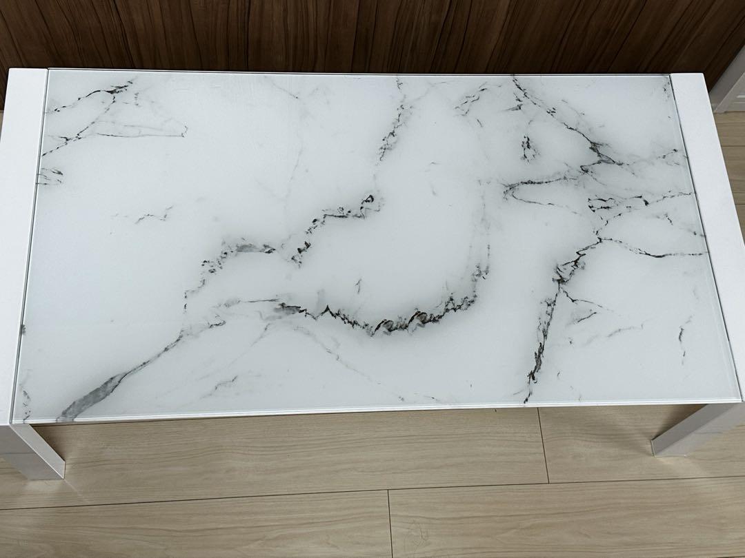 【最終値下げ】ニトリ 大理石調センターテーブル 幅120cm