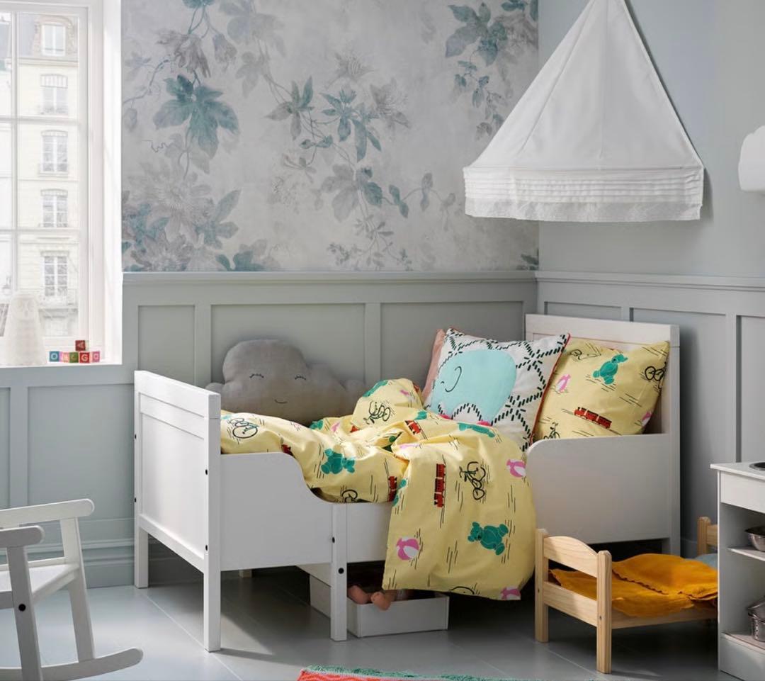 【夏物セール様専用】SUNDVIK ホワイト ベッドフレーム