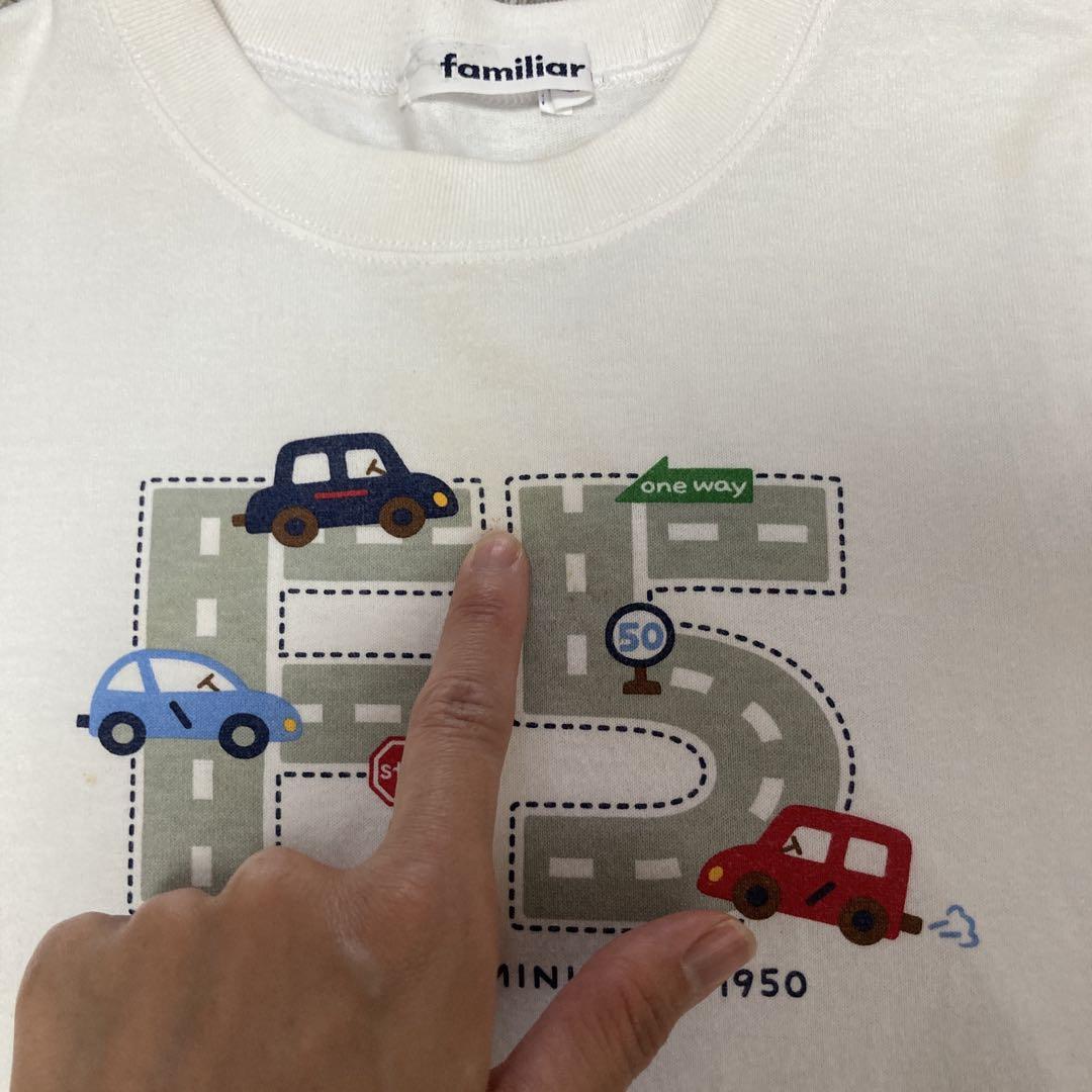 familiar 車プリント Tシャツ 110 - メルカリ