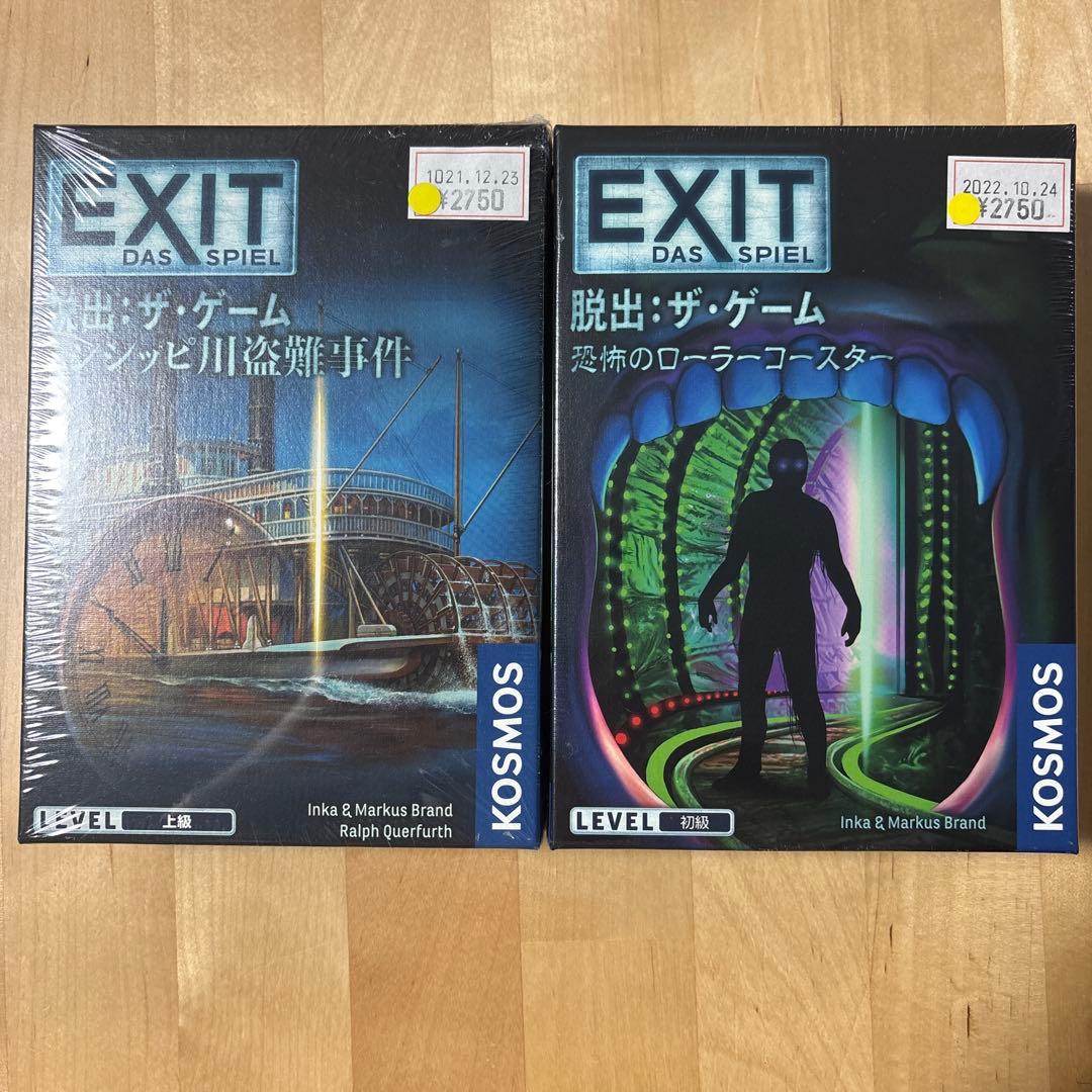 新品　EXIT 脱出:ザ・ゲーム 恐怖のローラーコースター　ミシシッピ川盗難事件