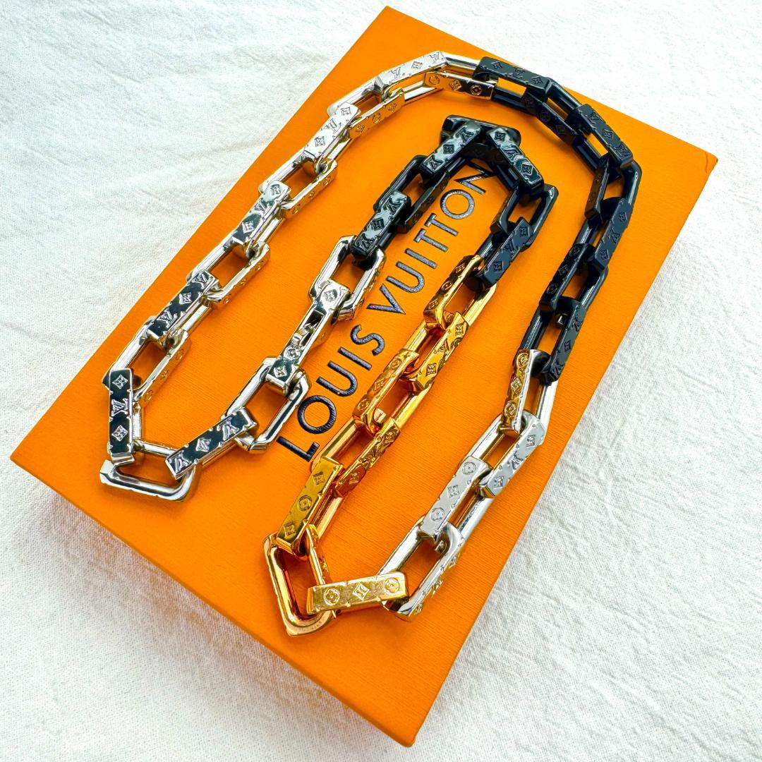 【★ルイヴィトン★】コリエ・モノグラムタイドアップネックレス LOUIS VUITTON】 ルイヴィトン ネックレス・モノグラムタイドアップ