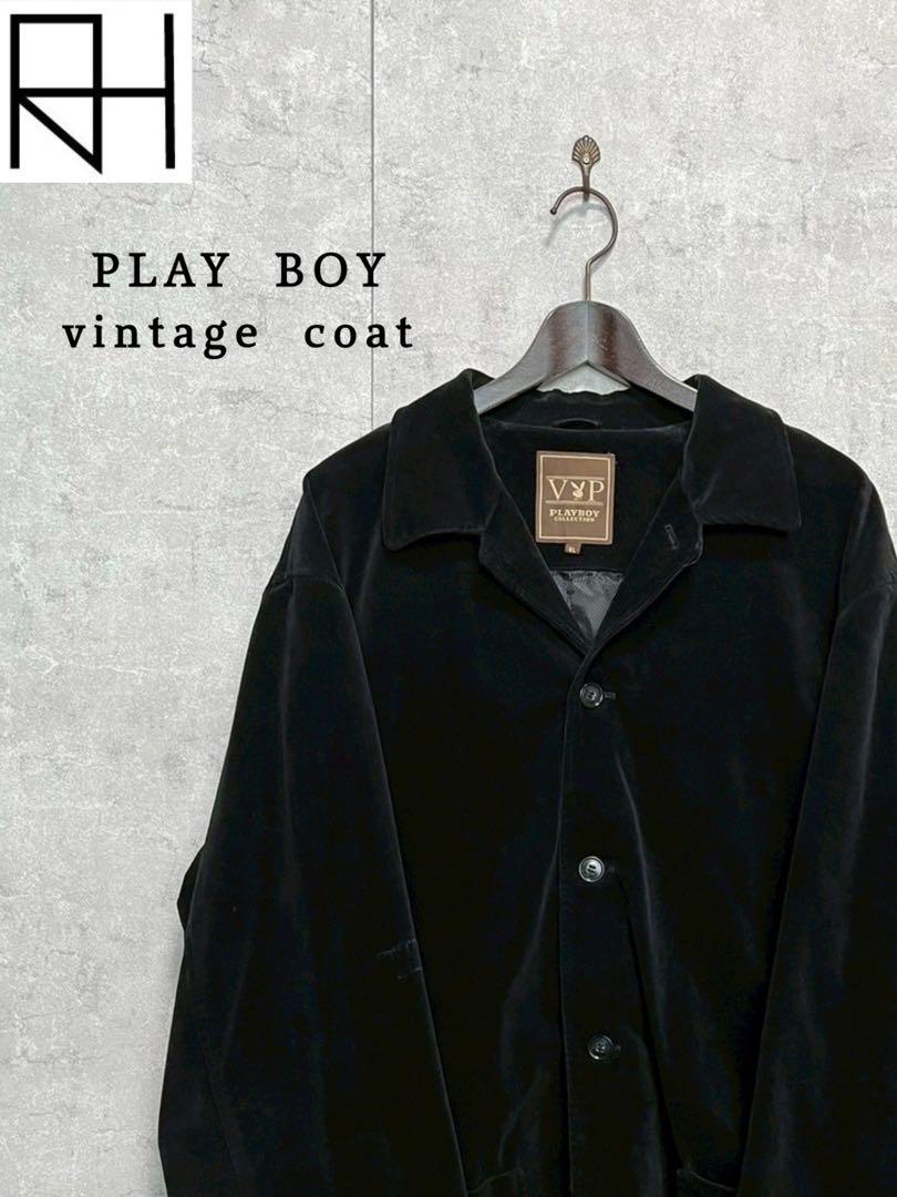 【古着】 PLAY BOY ボタンコート