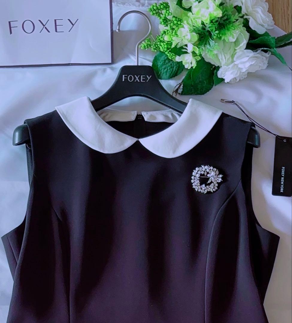 FOXEY 白襟ワンピース 40 reneM・Foxey WWW_MORNINGWALKER_COM