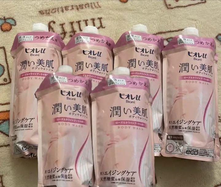 ビオレu潤い美肌ボディウォッシュローズ&ホワイトブーケソープの香り